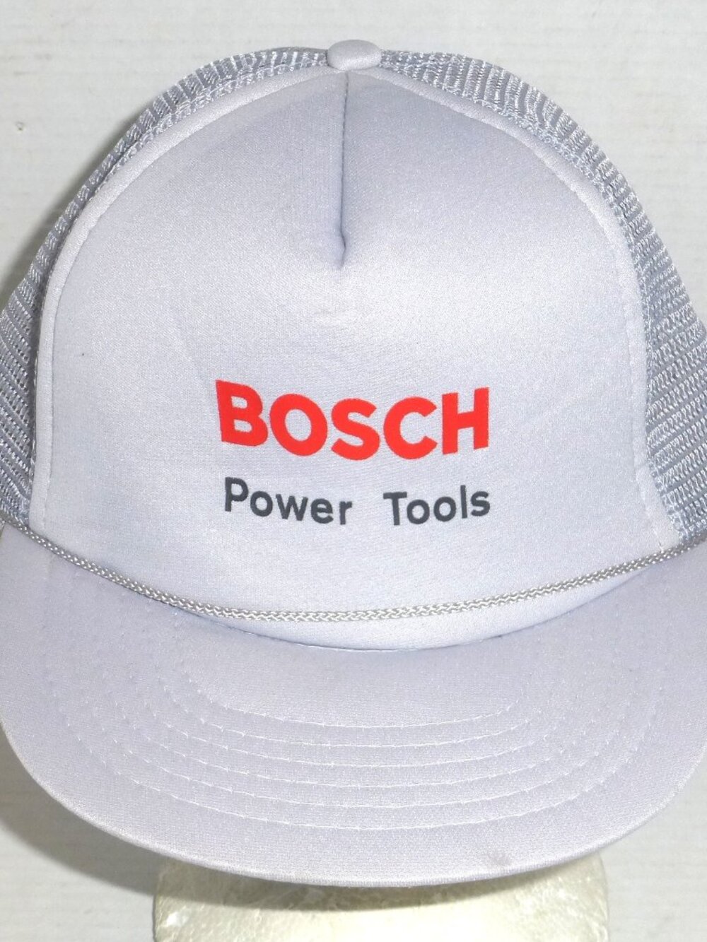 Vintage Bosch Power Tools Snapback Adjustable Trucker Hat with Mesh Back